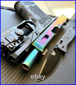 Custom Chameleon Slide FOR Glock 26 Gen 3 Complete G26 Upper RMR Cut +FREE KNIFE