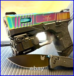 Custom Chameleon Slide FOR Glock 26 Gen 3 Complete G26 Upper RMR Cut +FREE KNIFE