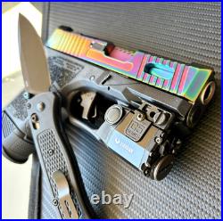 Custom Chameleon Slide FOR Glock 26 Gen 3 Complete G26 Upper RMR Cut +FREE KNIFE