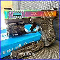 Custom Chameleon Slide FOR Glock 26 Gen 3 Complete G26 Upper RMR Cut +FREE KNIFE