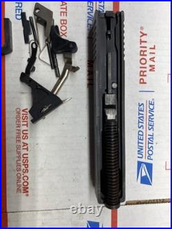 DAMAGED. Glock 19 Gen 2 9mm complete Slide Assembly & Barrel & Lower Parts. LPK