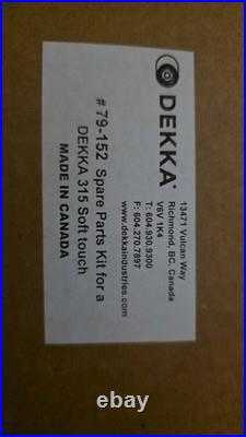 DEKKA 79-152 Spare Parts Kit 79152 Complete Kit NEW