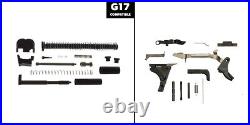 DIY Glock Kit G17 Trigger/Ext. Mag Release/Ext. Slide Lock/Completion Kit