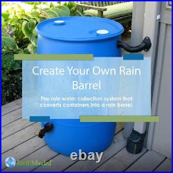 DIY Rainwater Collection System with FlexiFit Diverter Complete Parts Kit