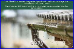 DIY Rainwater Collection System with FlexiFit Diverter Complete Parts Kit