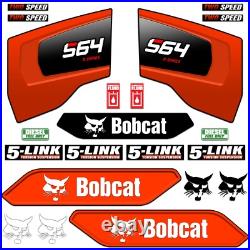 Decal Kit fits Bobcat S64 Stage 5 Skid Steer S-64 Loader Parts Sticker 7yr Vinyl