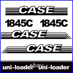 Decal Kit fits Case 1845c Skid Steer 1845 C Uni Loader Parts Sticker 7yr Vinyl