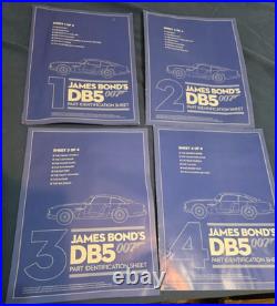 Eaglemoss 1/8 Aston Martin Db5 James Bond 007 Complete Kit Issues/parts 1-86 Nos