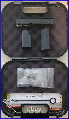 FACTORY Glock 43X 9mm Complete Slide & LPK + 6rd Magazine + Hard Case RMR Plate