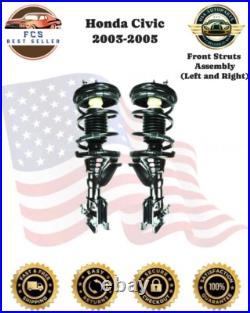 FCS Auto Parts Premium Quality OE Front Struts For Honda Civic 2003-2005 FCS Auto Parts Premium Quality OE Front Struts For Honda Civic 2003-2005