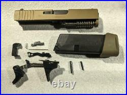 FDE Glock 43 Complete Slide Barrel Upper Lower Parts Kit G43 SS80 PFSS9