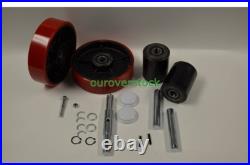 FOR Clark CGH23/25 Pallet Jack Complete Wheel Kit (Includes All Parts Shown)