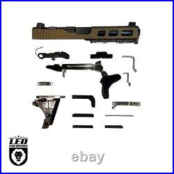 For Glock 17 Slide & Kit Burnt Bronze Complete Upper & Lower slide kit Gen 3