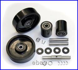 For Mobile MLX55 Pallet Jack Complete Wheel Kit (Includes All Parts Shown)