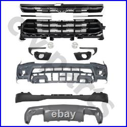 Front Bumper Cover Grille Assembly Kit Complete Fit Chevy Colorado Z71 2021-2022