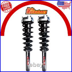 Front Complete Loaded Strut Spring Assembly LH RH Kit Pair for BMW X5 SUV New
