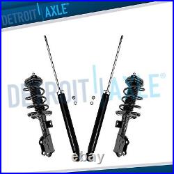 Front Left Right Struts with Coil Spring Rear Shocks for Hyundai Sonata Kia Optima