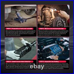 Front Rear Struts Shock Absorbers Coil Spring for 07-11 Toyota Camry Lexus ES350