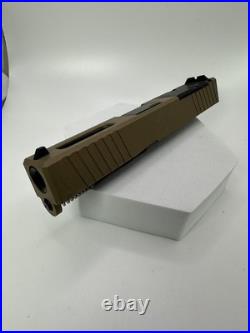 G19 Complete Assembled FDE Window Slide Ported Barrel with LPK Billet Trigger