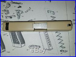 G43 Complete Slide-FDE cerokote-OEM Upper and lower parts kit free shipping