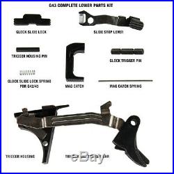 G43 Complete Slide-Tungsten OEM Upper and lower parts kit free shipping