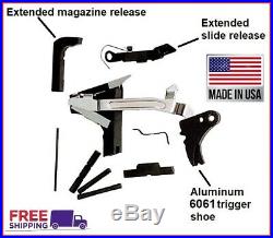 GLOCK 19 / 17 / 26 Adjustable Trigger Complete Lower Parts Kit