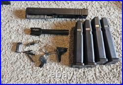 GLOCK 22 GEN 4 COMPLETE Build Kit Slide/frame Parts/9mm Conv Barrel/magazines
