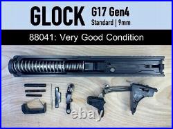 GLOCK G17 Gen4 Complete OEM 9mm Slide & Lower Parts Kit (LPK) Very Good Cond