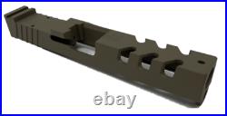 Gen 3 Glock 17 Pistol Slide RMR Cut + Barrel + UP Completion Parts Kit FDE Color
