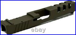 Gen 3 Glock 17 Pistol Slide RMR Cut + Barrel + UP Completion Parts Kit FDE Color