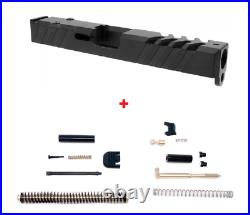 Gen 3 Glock 17 Slide 9mm RMR Ready + Cover Plate With Upper Parts Completion Kit