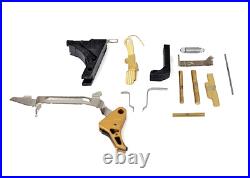 Glock 17 19 Gold TiN Complete Lower Parts Kit 9MM LPK Gen 3 4 G19 G17 Trigger