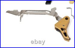 Glock 17 19 Gold TiN Complete Lower Parts Kit 9MM LPK Gen 3 4 G19 G17 Trigger
