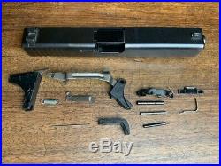 Glock 17 Gen 3 Factory 9mm Slide Complete With OEM Lower Parts kit & NS