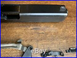 Glock 17 Gen 3 Factory 9mm Slide Complete With OEM Lower Parts kit & NS