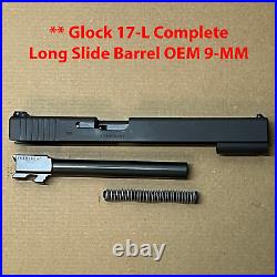 Glock 17-L Complete Long Slide Barrel OEM 9-MM kit 17 22 31 34