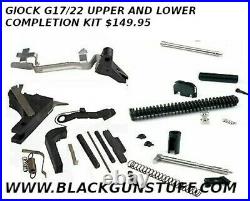 Glock 17 Lower and Upper Parts Completion Kit Polymer 80 80%Frames