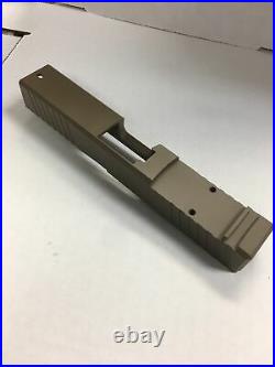 Glock 19 COMPLETE Slide FDE RMR CUT With SLIDE PARTS KIT & BARREL GEN 1-3 P80 G19
