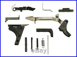 Glock 19 Gen 3 9mm Complete Assembled Slide and OEM Lower Parts Kit, P80 PF940c