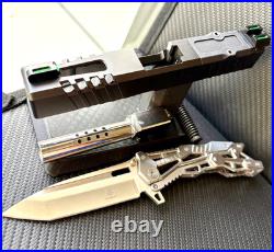 Glock 19 Gen 3 Slide with Ported Barrel RMR Cut Complete G19 RXM Upper +FREE KNIFE