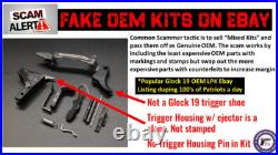 Glock 19 Lower Part Kit Gen 3 OEM G19 LPK Armorer G5 Complete Custom Upgrade