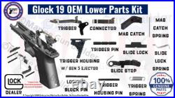Glock 19 Lower Part Kit Gen 3 OEM G19 LPK Armorer G5 Complete Custom Upgrade