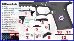Glock 19 Lower Part Kit Gen 3 OEM G19 LPK Armorer G5 Complete Custom Upgrade
