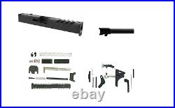 Glock 17 9mm Barrel + Upper Parts Slide Completion Kit – Gen 3 – USA Made Nitride