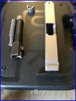 Glock 19 Slide Complete And Lower Parts Kit Wit G26 Adapter Makes It A G26 Long