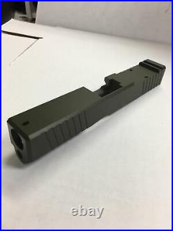 Glock 19 Slide OD GREEN RMR CUT & COMPLETE SLIDE PARTS KIT GEN1-3 P80 G19