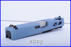 Glock 19 complete Window slide-Blue- with Lower parts kit free shipping