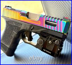 Glock 26 Gen 3 Slide Zaffiri Ported Barrel RMR Cut Complete G26 Upper FREE KNIFE