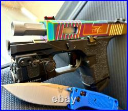 Glock 26 Gen 3 Slide Zaffiri Ported Barrel RMR Cut Complete G26 Upper FREE KNIFE