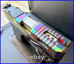 Glock 26 Gen 3 Slide Zaffiri Ported Barrel RMR Cut Complete G26 Upper FREE KNIFE